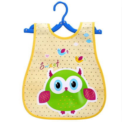 Cartoon Baby Bibs Waterproof Newborn Bandanas Feeding Baby Burp Cloths Girls Boys Saliva Towel Print Apron