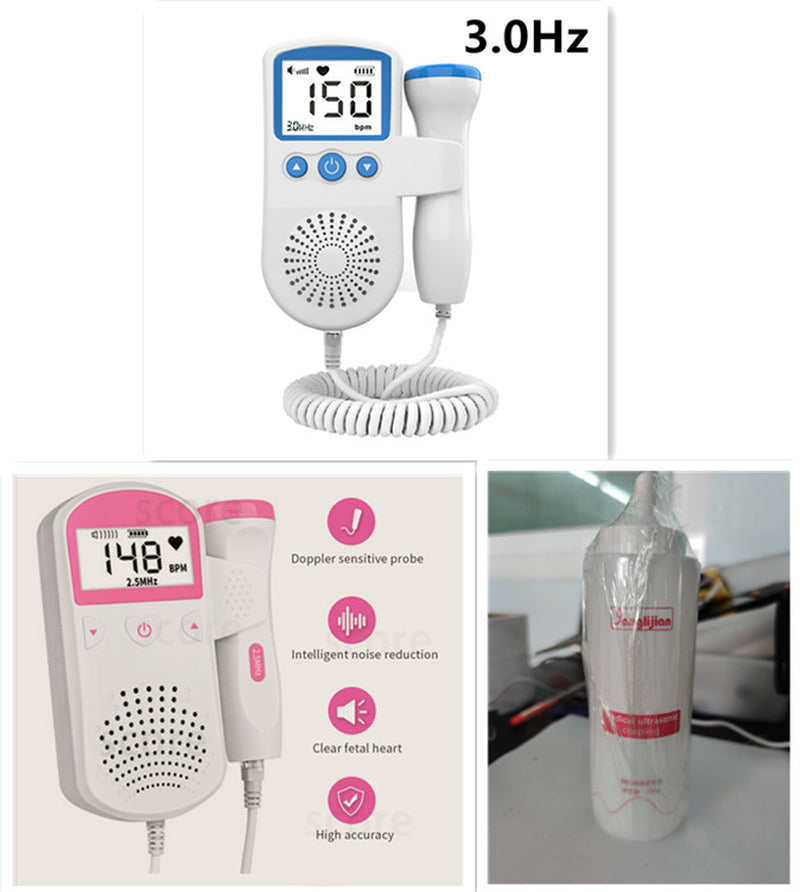 Fetal Heart Rate Monitor Home Pregnancy Baby Fetal Sound Heart Rate Detector