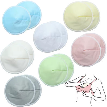 Organic Washable Breast Pad Breastfeeding Nipple Pad for Maternity Reusable Nipple Covers for Breast Feeding Nursing Pads