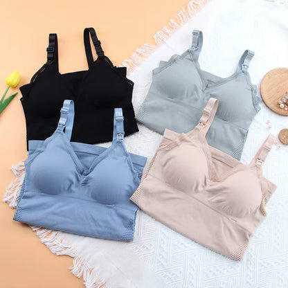 Summer Breast Feeding Tanks Strap Nursing Tank Breastfeeding Pregnant Women Vest Top Breathable Nursing Tops Maternity Clothes