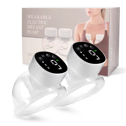 Electric Wearable Breast Pump Handsfree BPA Free Low Noise Efficient Emptying Breast Breastfeeding Portable Breast Milk Exactor