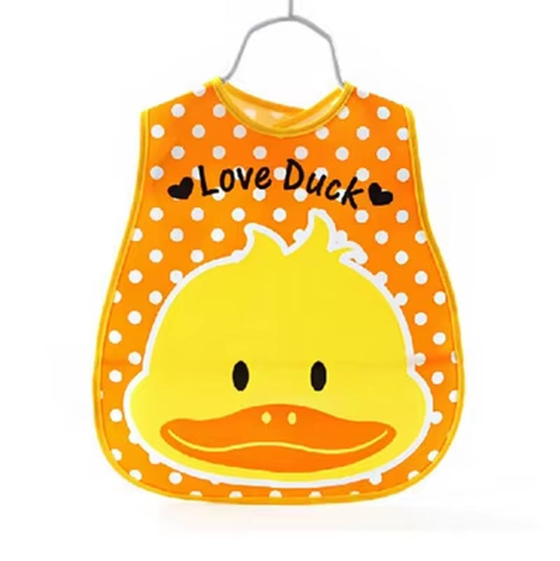 Cartoon Baby Bibs Waterproof Newborn Bandanas Feeding Baby Burp Cloths Girls Boys Saliva Towel Print Apron