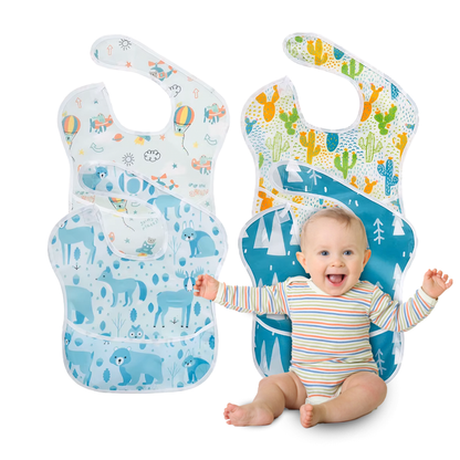 Unisex Waterproof Baby Bibs