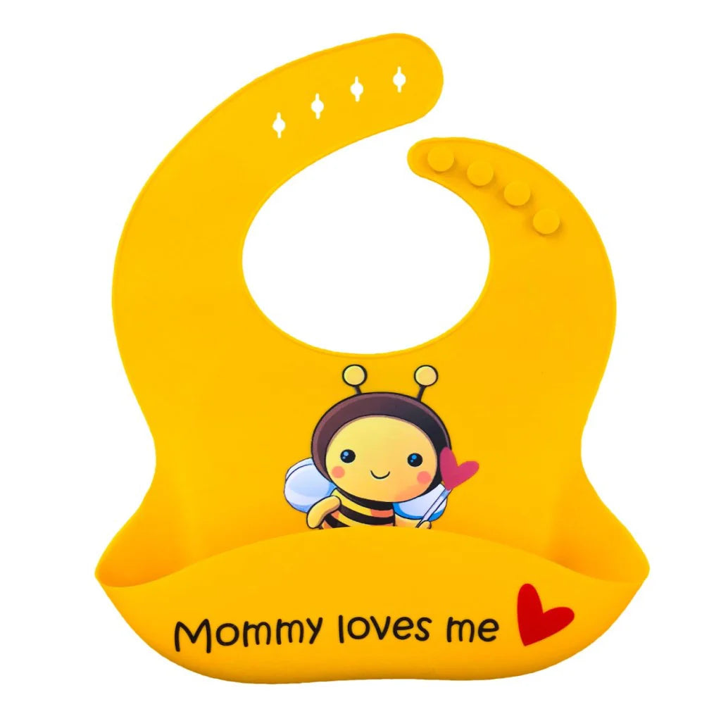 Premium Silicone Baby Bibs with Latest Nano Hybrid Technology - 4 Styles