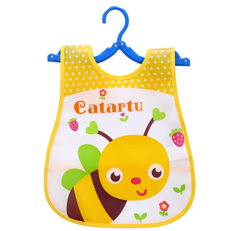 Cartoon Baby Bibs Waterproof Newborn Bandanas Feeding Baby Burp Cloths Girls Boys Saliva Towel Print Apron