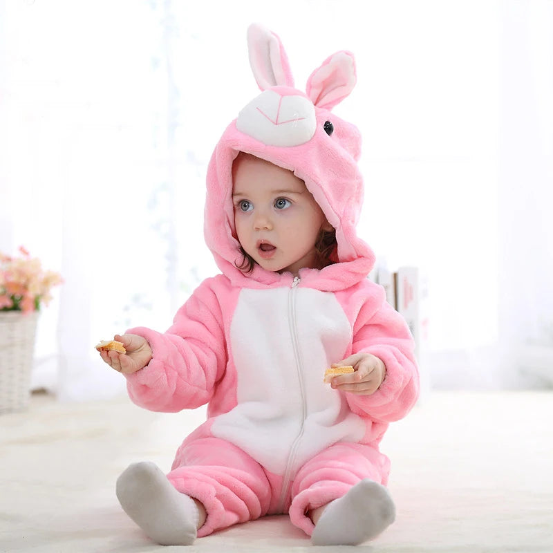 Toddler Green Dinosaur Bodysuit Anime Unicorn Play Pajamas Halloween Animal Role Play Baby Flannel Lion Costume Warm Pajamas