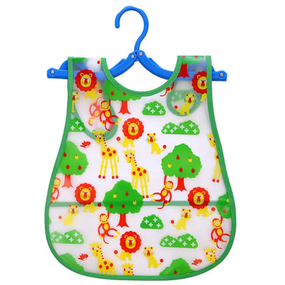 Cartoon Baby Bibs Waterproof Newborn Bandanas Feeding Baby Burp Cloths Girls Boys Saliva Towel Print Apron