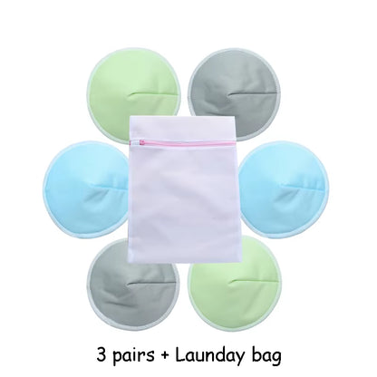 Organic Washable Breast Pad Breastfeeding Nipple Pad for Maternity Reusable Nipple Covers for Breast Feeding Nursing Pads